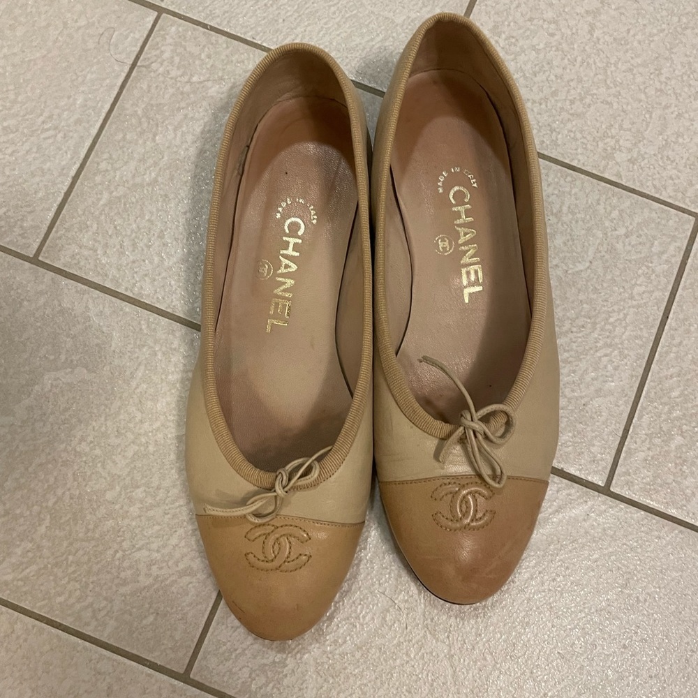 Chanel ballet flats 38.5